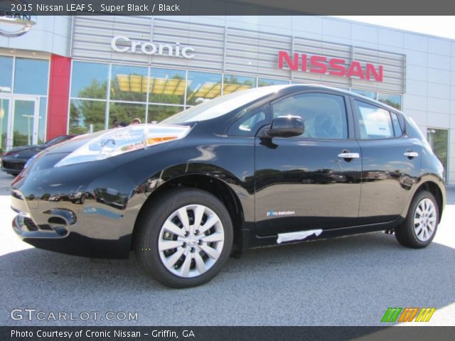 2015 Nissan LEAF S in Super Black