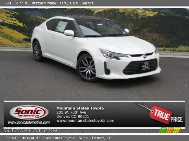 2015 Scion tC  in Blizzard White Pearl