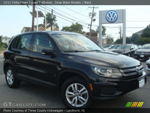 2012 Volkswagen Tiguan S 4Motion in Deep Black Metallic