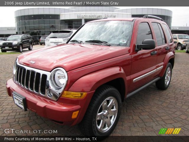 2006 Jeep Liberty Limited in Inferno Red Pearl