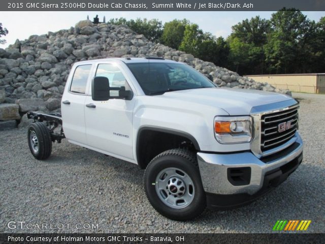 2015 GMC Sierra 2500HD Double Cab Chassis in Summit White