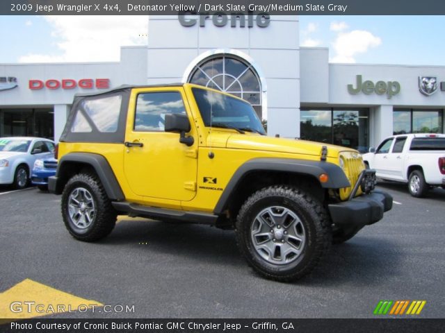 2009 Jeep Wrangler X 4x4 in Detonator Yellow