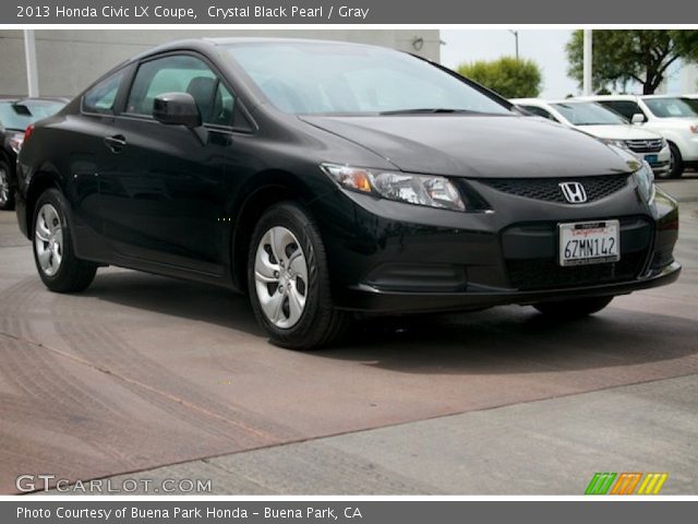 2013 Honda Civic LX Coupe in Crystal Black Pearl
