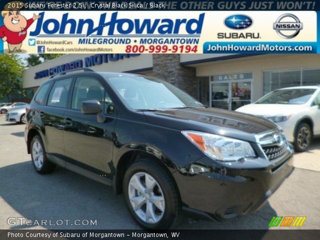 2015 Subaru Forester 2.5i in Crystal Black Silica