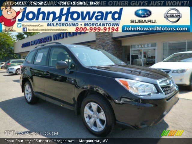 2015 Subaru Forester 2.5i in Crystal Black Silica
