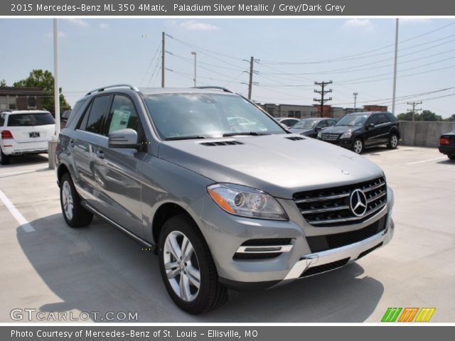 2015 Mercedes-Benz ML 350 4Matic in Paladium Silver Metallic