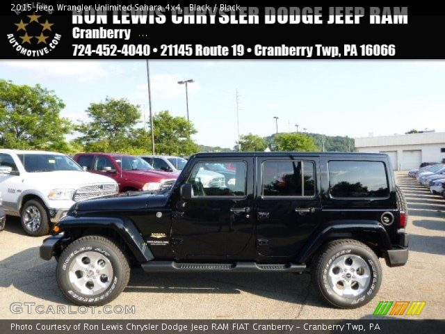 2015 Jeep Wrangler Unlimited Sahara 4x4 in Black