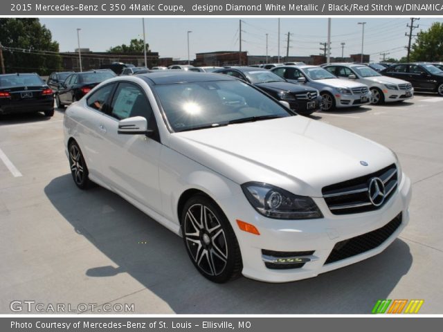 2015 Mercedes-Benz C 350 4Matic Coupe in designo Diamond White Metallic