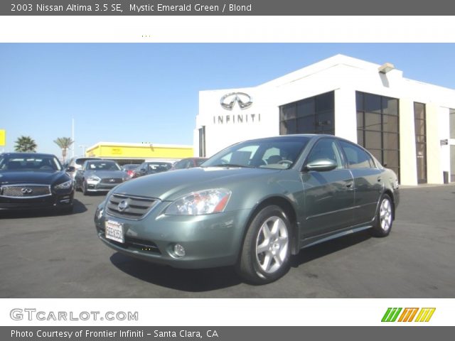 2003 Nissan Altima 3.5 SE in Mystic Emerald Green