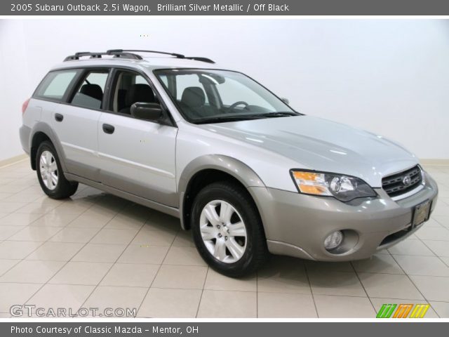 2005 Subaru Outback 2.5i Wagon in Brilliant Silver Metallic