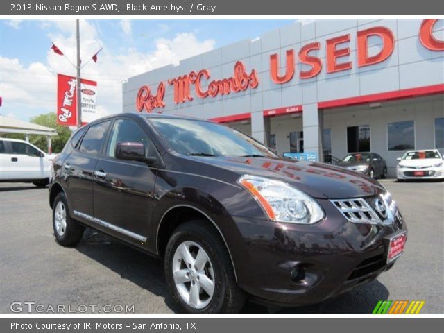 2013 Nissan Rogue S AWD in Black Amethyst