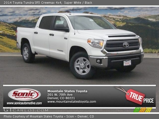 2014 Toyota Tundra SR5 Crewmax 4x4 in Super White
