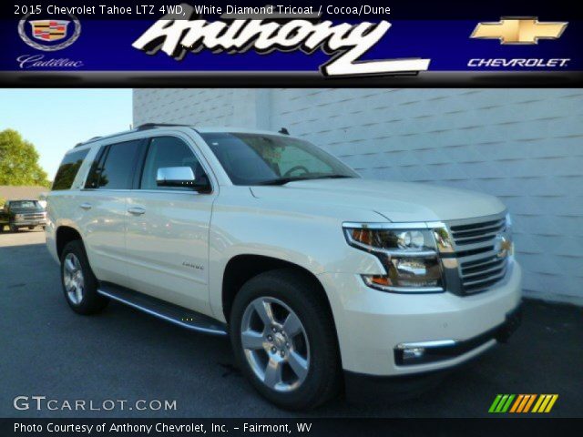 2015 Chevrolet Tahoe LTZ 4WD in White Diamond Tricoat