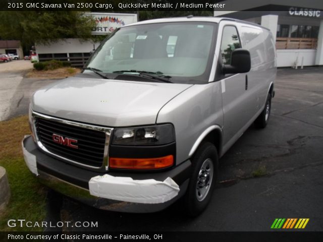 2015 GMC Savana Van 2500 Cargo in Quicksilver Metallic