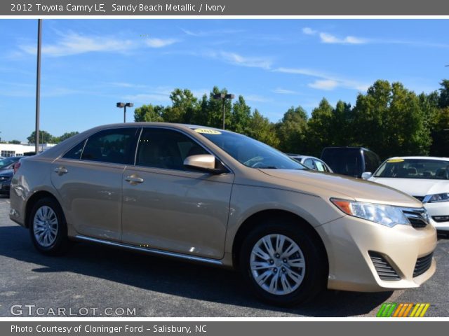 2012 Toyota Camry LE in Sandy Beach Metallic