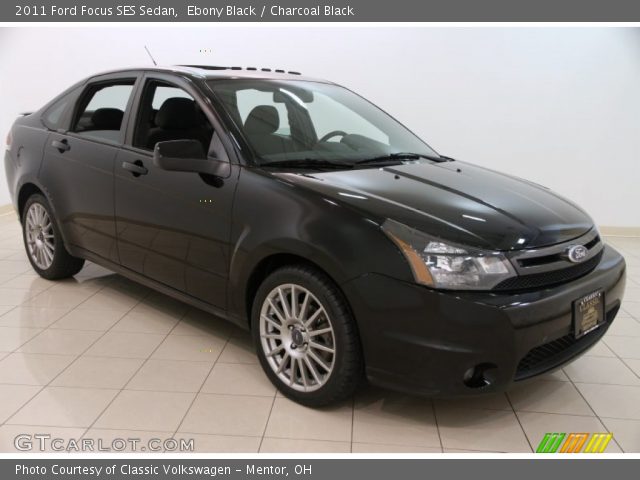 2011 Ford Focus SES Sedan in Ebony Black