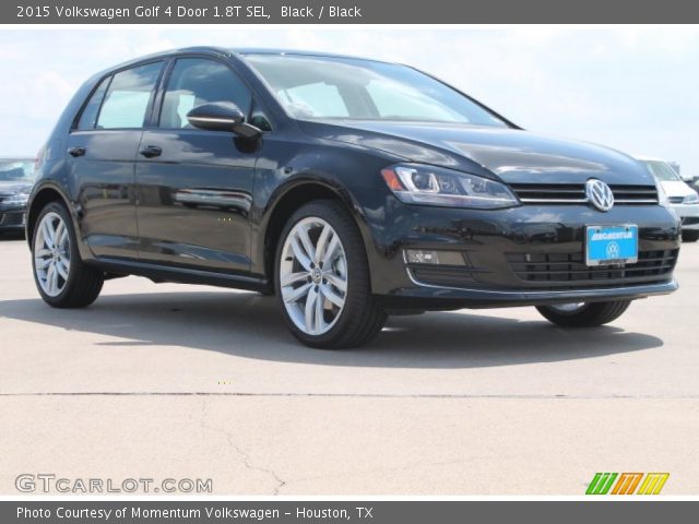 2015 Volkswagen Golf 4 Door 1.8T SEL in Black