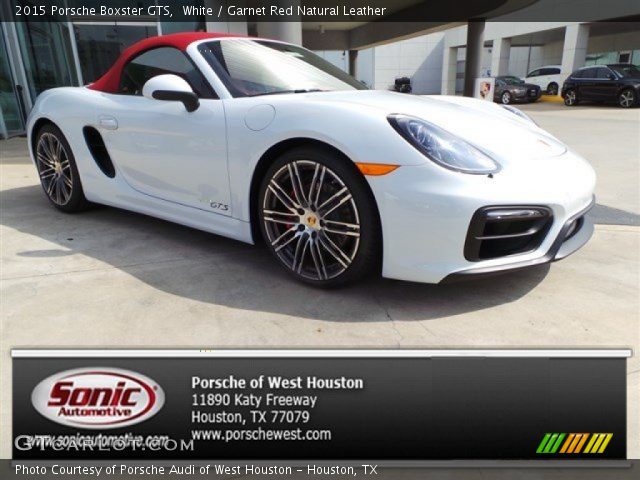 2015 Porsche Boxster GTS in White