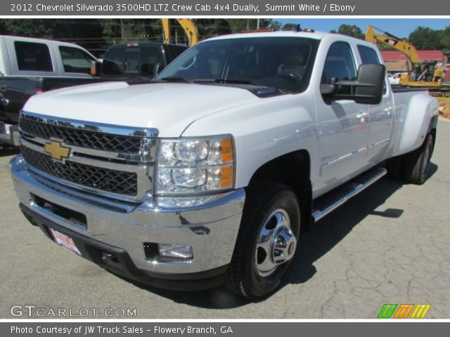 2012 Chevrolet Silverado 3500HD LTZ Crew Cab 4x4 Dually in Summit White