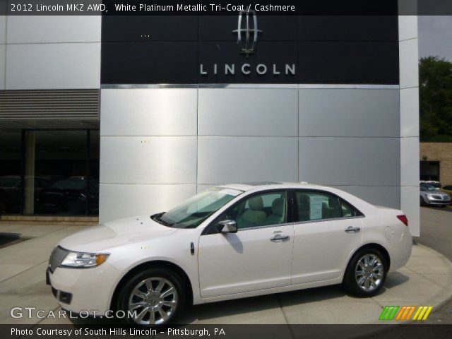 2012 Lincoln MKZ AWD in White Platinum Metallic Tri-Coat