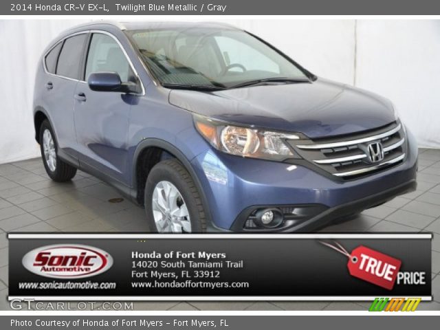 2014 Honda CR-V EX-L in Twilight Blue Metallic