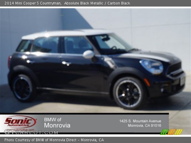 2014 Mini Cooper S Countryman in Absolute Black Metallic