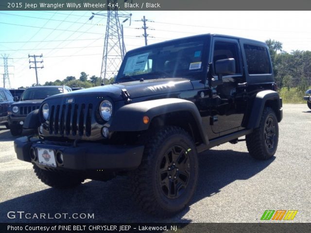 2015 Jeep Wrangler Willys Wheeler 4x4 in Black