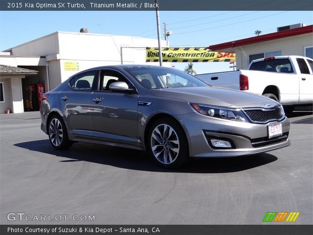 2015 Kia Optima SX Turbo in Titanium Metallic