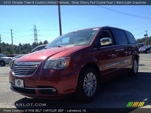 2015 Chrysler Town & Country Limited Platinum in Deep Cherry Red Crystal Pearl