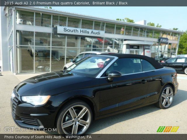 2015 Audi A3 2.0 Premium Plus quattro Cabriolet in Brilliant Black