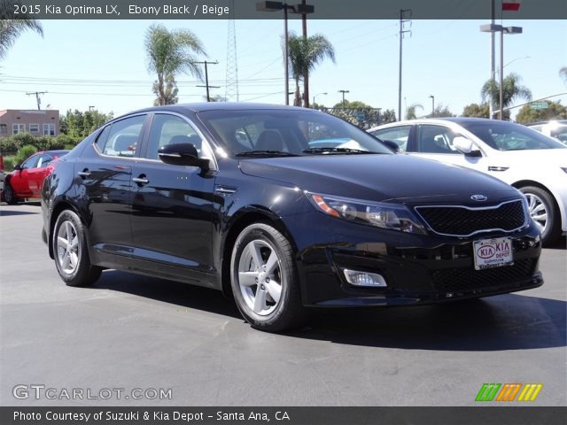 2015 Kia Optima LX in Ebony Black