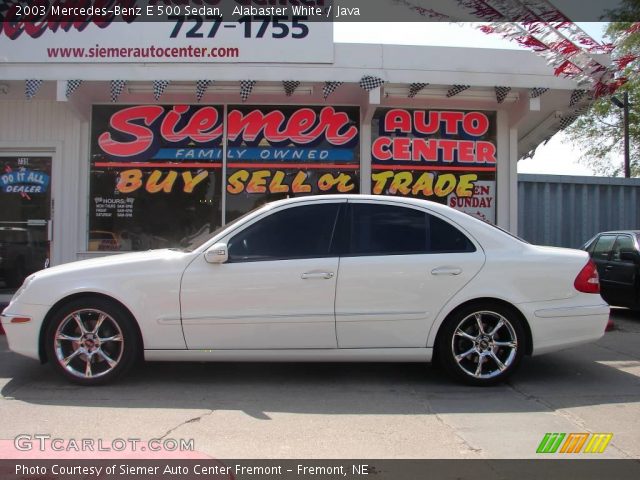 2003 Mercedes-Benz E 500 Sedan in Alabaster White