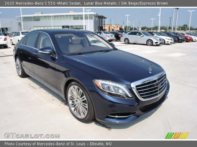 2015 Mercedes-Benz S 550 4Matic Sedan in Lunar Blue Metallic