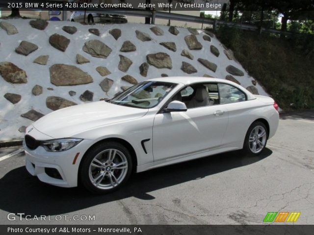 2015 BMW 4 Series 428i xDrive Convertible in Alpine White