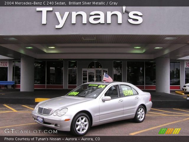 2004 Mercedes-Benz C 240 Sedan in Brilliant Silver Metallic