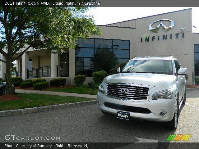 2011 Infiniti QX 56 4WD in Liquid Platinum