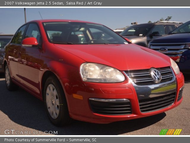 2007 Volkswagen Jetta 2.5 Sedan in Salsa Red