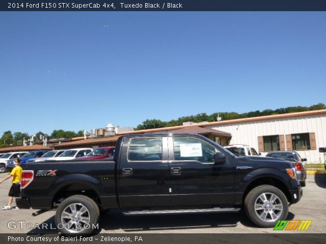 2014 Ford F150 STX SuperCab 4x4 in Tuxedo Black