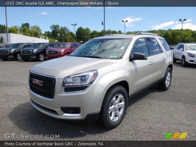 2015 GMC Acadia SLE AWD in Champagne Silver Metallic