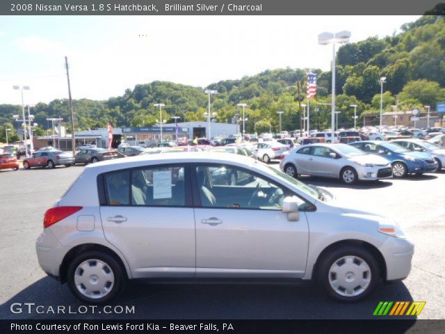 2008 Nissan Versa 1.8 S Hatchback in Brilliant Silver