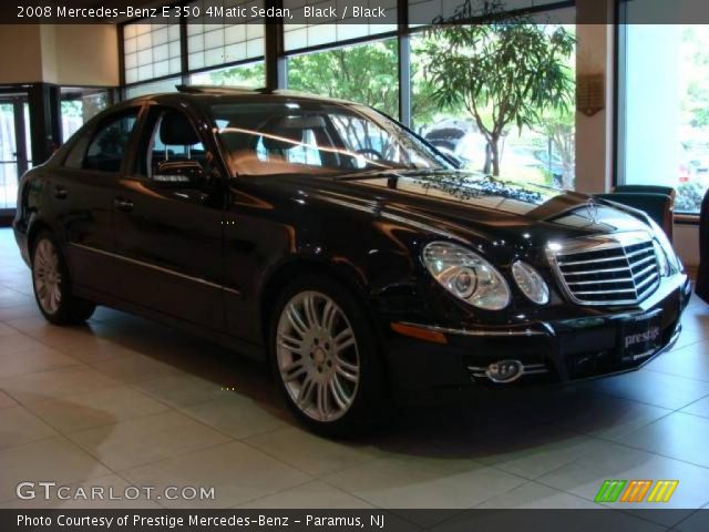2008 Mercedes-Benz E 350 4Matic Sedan in Black