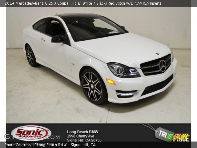 2014 Mercedes-Benz C 250 Coupe in Polar White