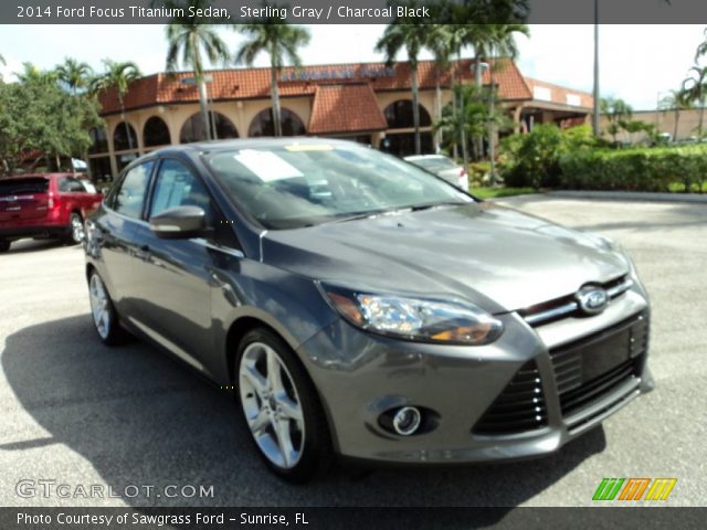 2014 Ford Focus Titanium Sedan in Sterling Gray