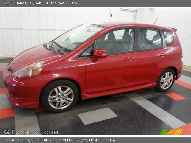 2007 Honda Fit Sport in Milano Red