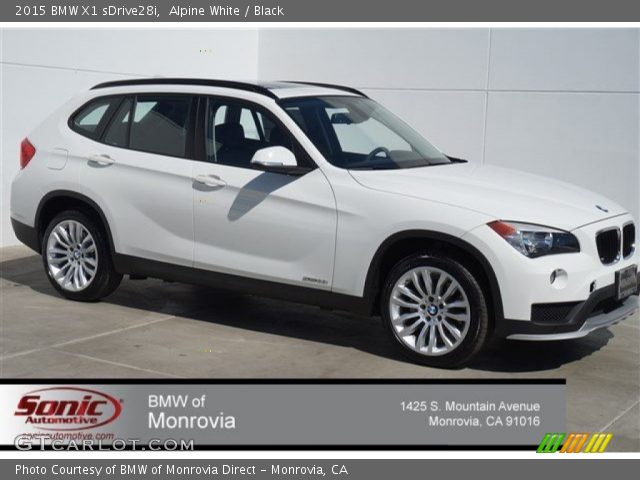 2015 BMW X1 sDrive28i in Alpine White