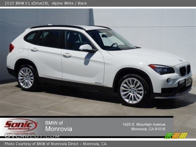 2015 BMW X1 sDrive28i in Alpine White