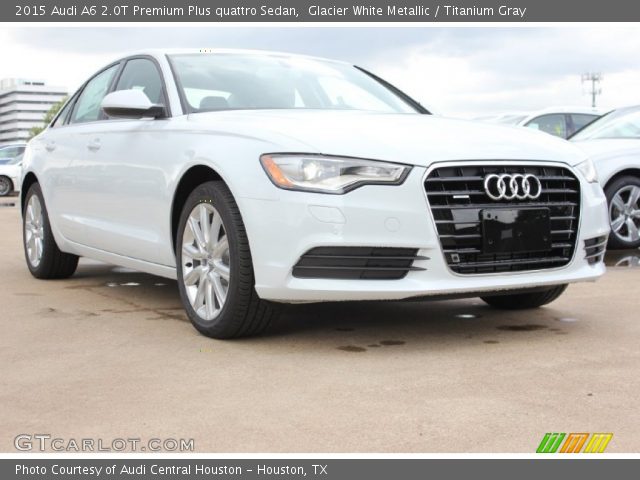 2015 Audi A6 2.0T Premium Plus quattro Sedan in Glacier White Metallic