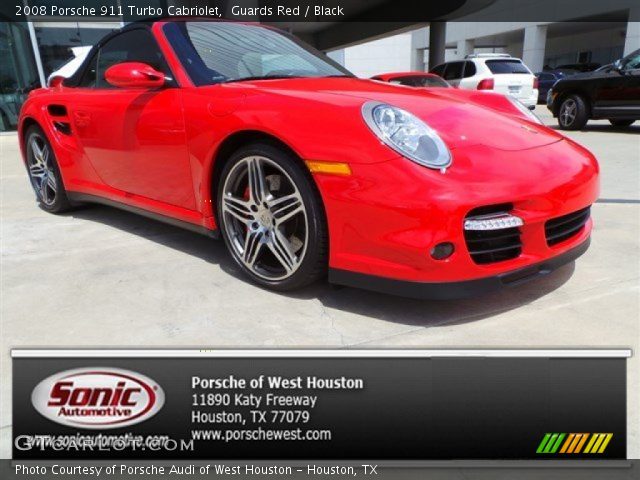 2008 Porsche 911 Turbo Cabriolet in Guards Red