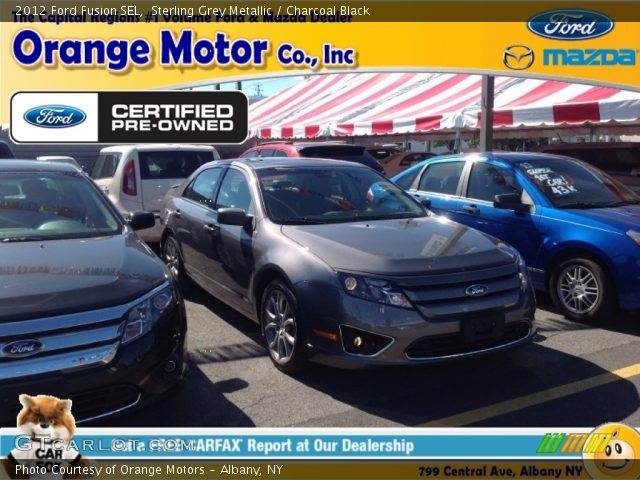 2012 Ford Fusion SEL in Sterling Grey Metallic