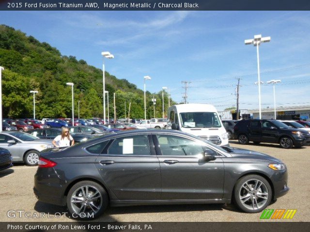 2015 Ford Fusion Titanium AWD in Magnetic Metallic